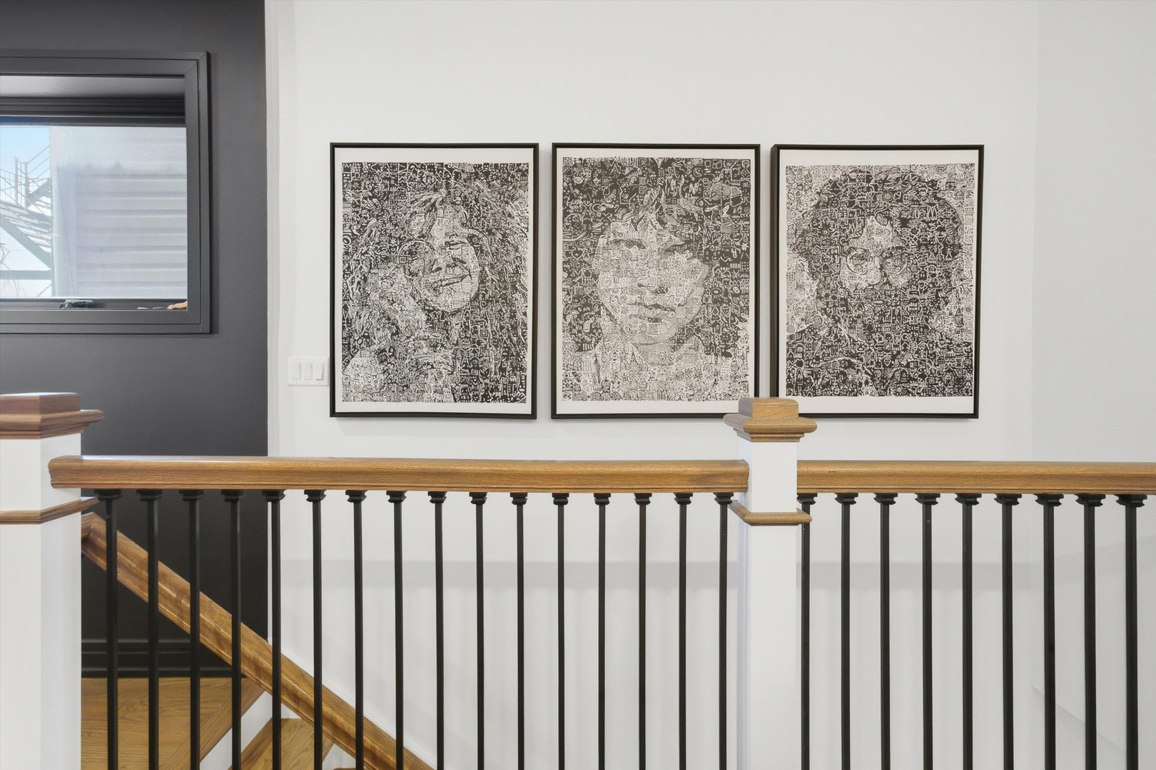 855 North Wolcott Avenue, Unit 1 Chicago, IL 60622 - Photo 32 of 34 a view of a black and white wooden floor