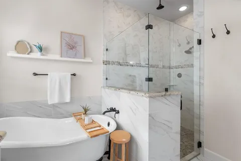 a bathroom with a sink and toilet