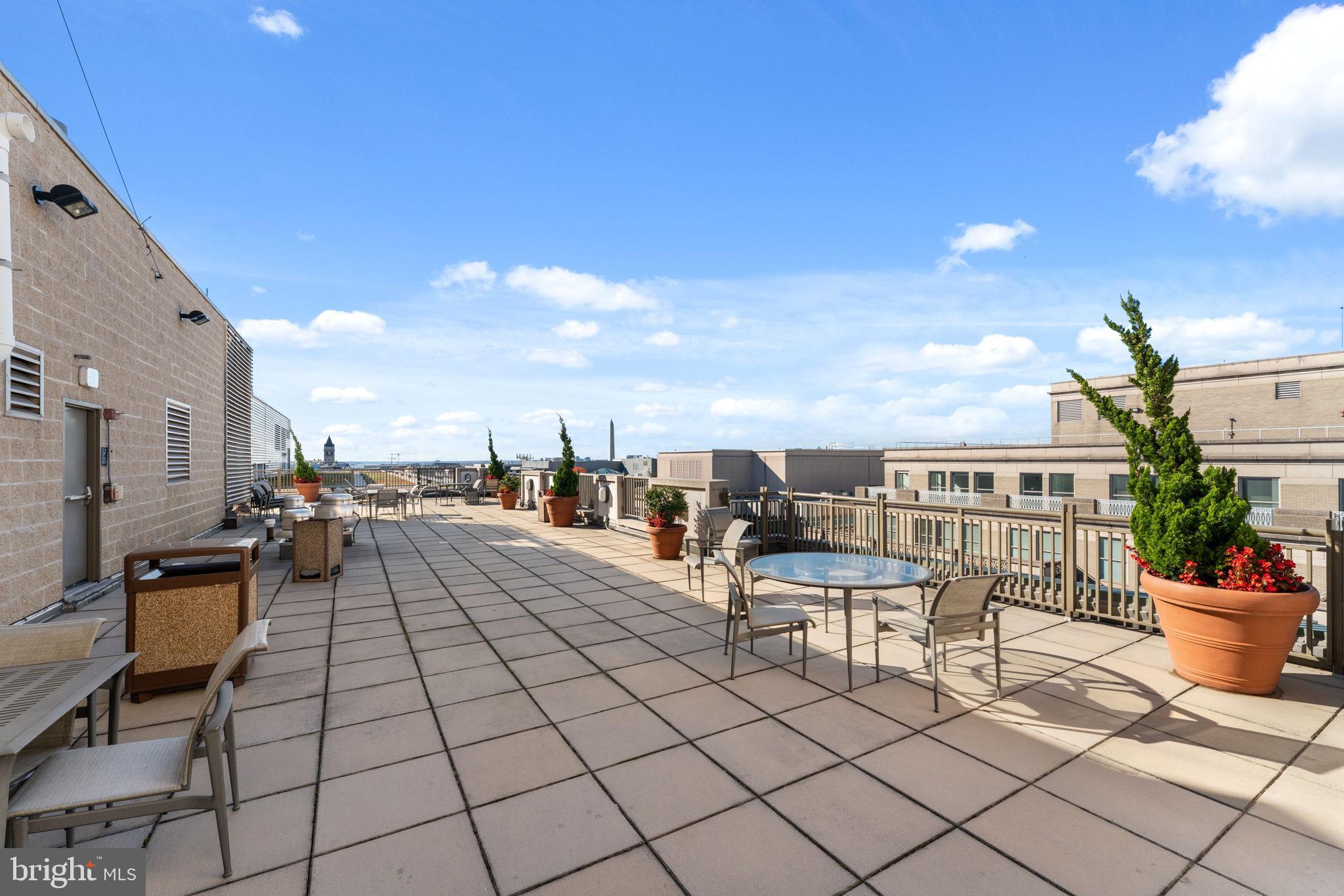 1150 K Street Northwest, Unit 306 Washington, DC 20005 - Photo 17 of 20 Rooftop with monument views