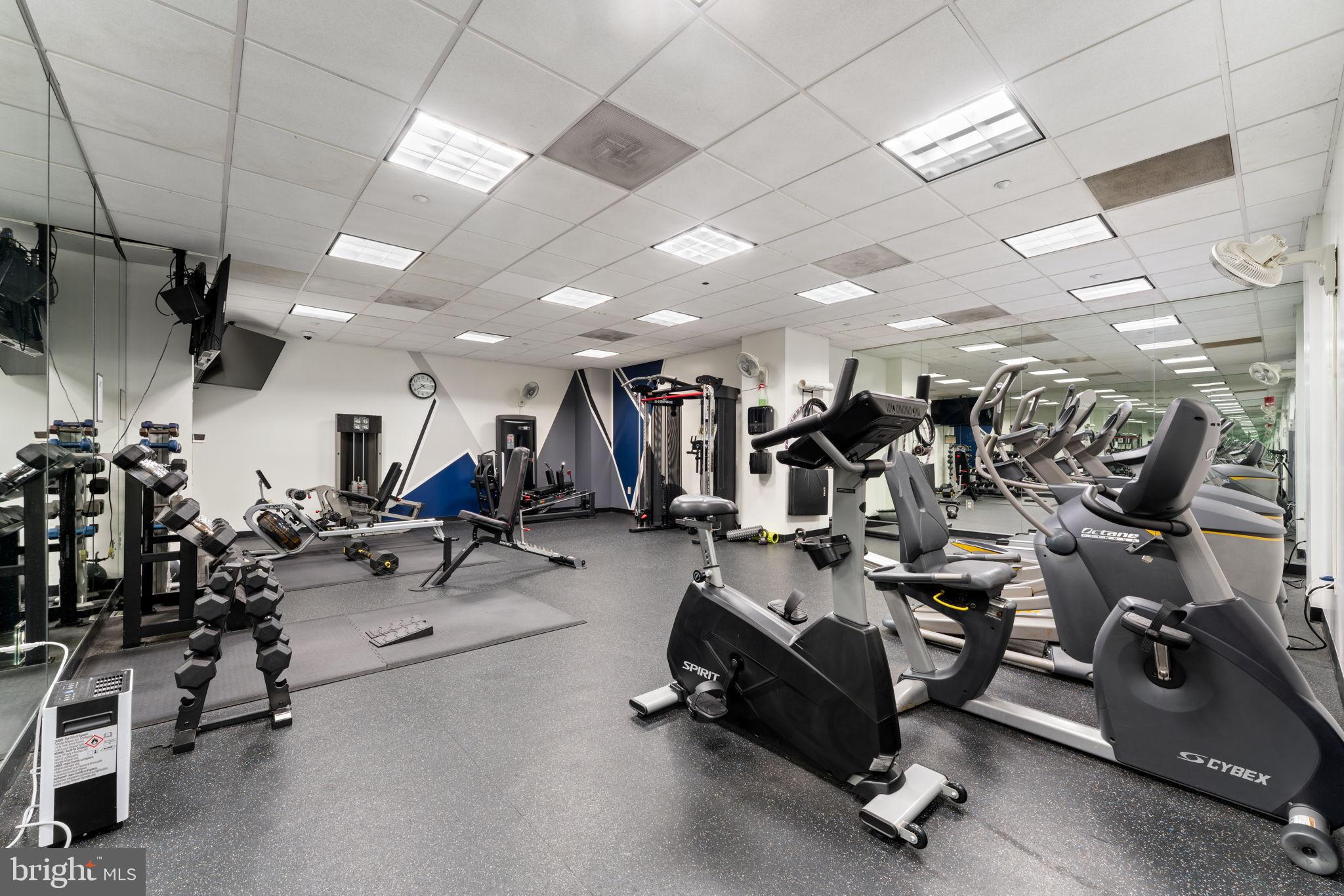1150 K Street Northwest, Unit 306 Washington, DC 20005 - Photo 20 of 20 Gym with plenty equipment available