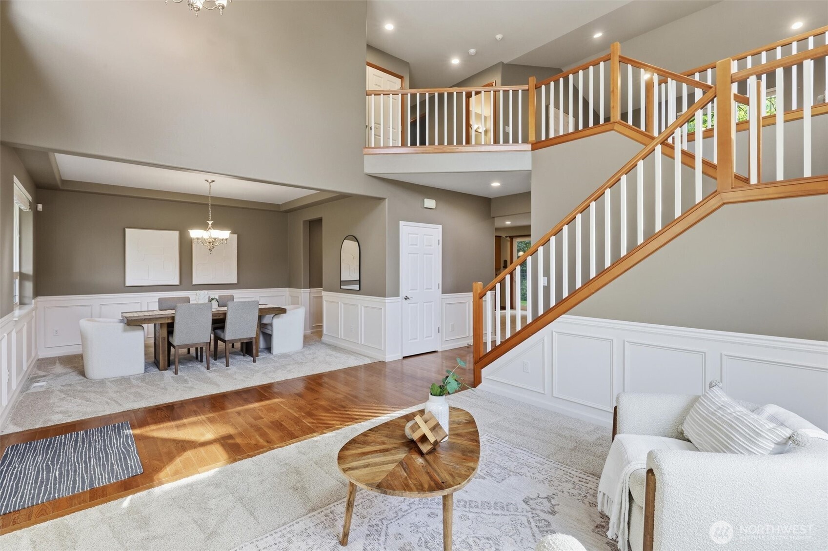 4202 Silvana Terrace Road Stanwood, WA 98292 - Photo 12 of 40 a view of entryway and hall with wooden floor