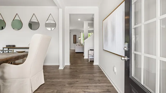 a view of a walk in closet