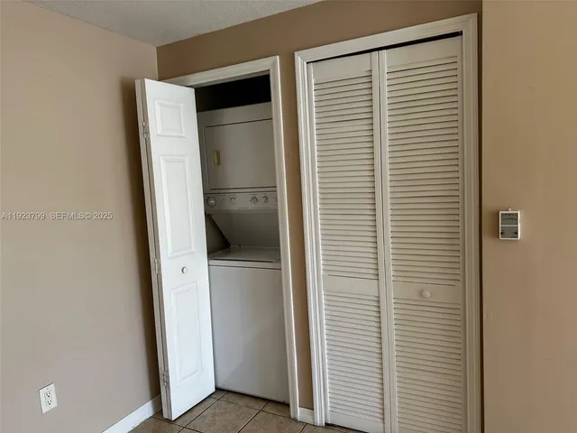 a view of wooden door