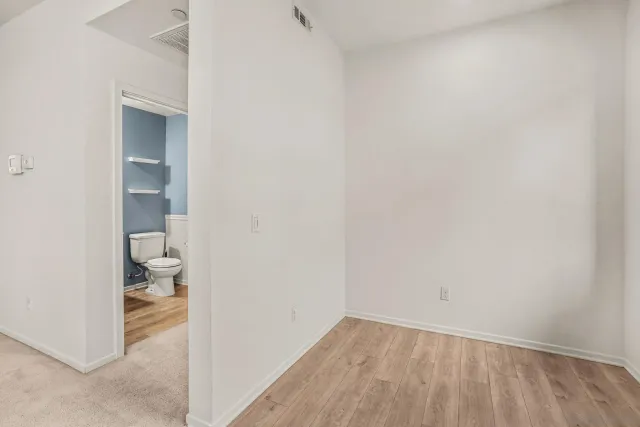 a view of empty room