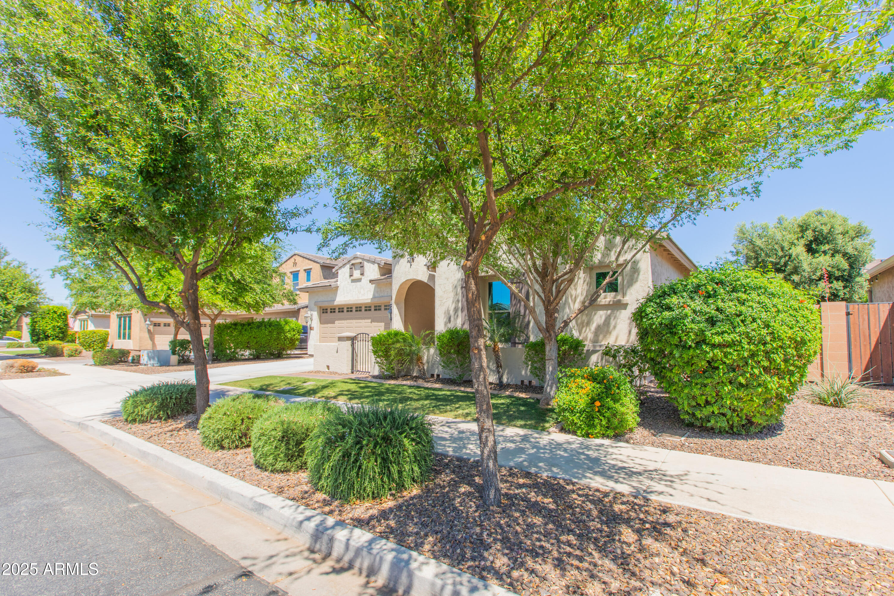 20084 Rosa Road Queen Creek, AZ 85142 - Photo 3 of 53 a front view of a house with garden