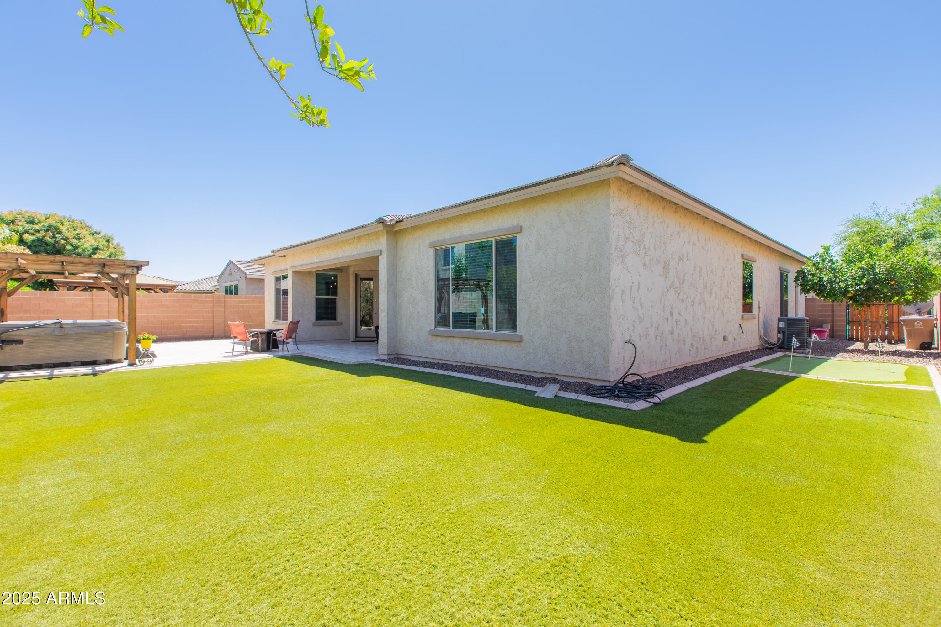 20084 Rosa Road Queen Creek, AZ 85142 - Photo 48 of 53 a view of a backyard with swimming pool