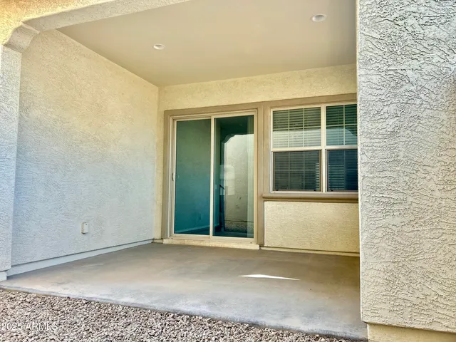 a view of a room with door