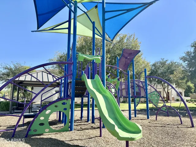 a view of a slide with a slide