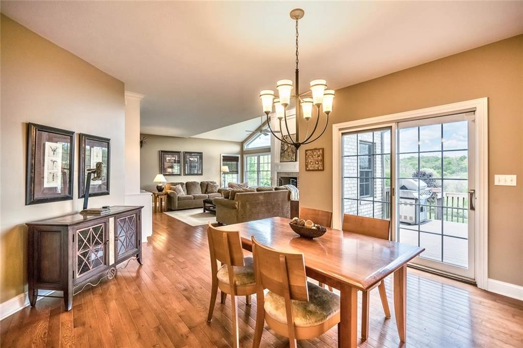 167 Pinkerton Road Wexford, PA 15090 - Photo 7 of 25 Gather for casual meals in the breakfast area. The open floor plan unites the kitchen work space with the breakfast area and family room.