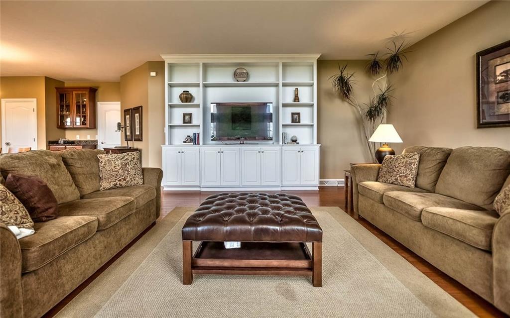 167 Pinkerton Road Wexford, PA 15090 - Photo 10 of 25 A built-in entertainment center lends character and convenience to the family room.