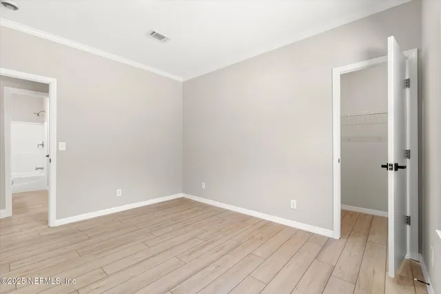 wooden floor in an empty room