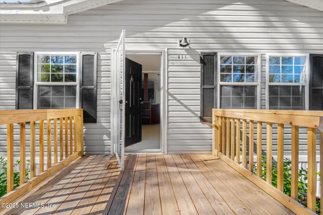 a front view of a house with a window