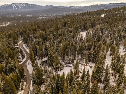 a view of city and mountain