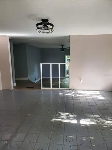 a view of an empty room