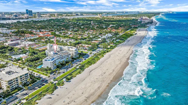 a view of a city with tall buildings