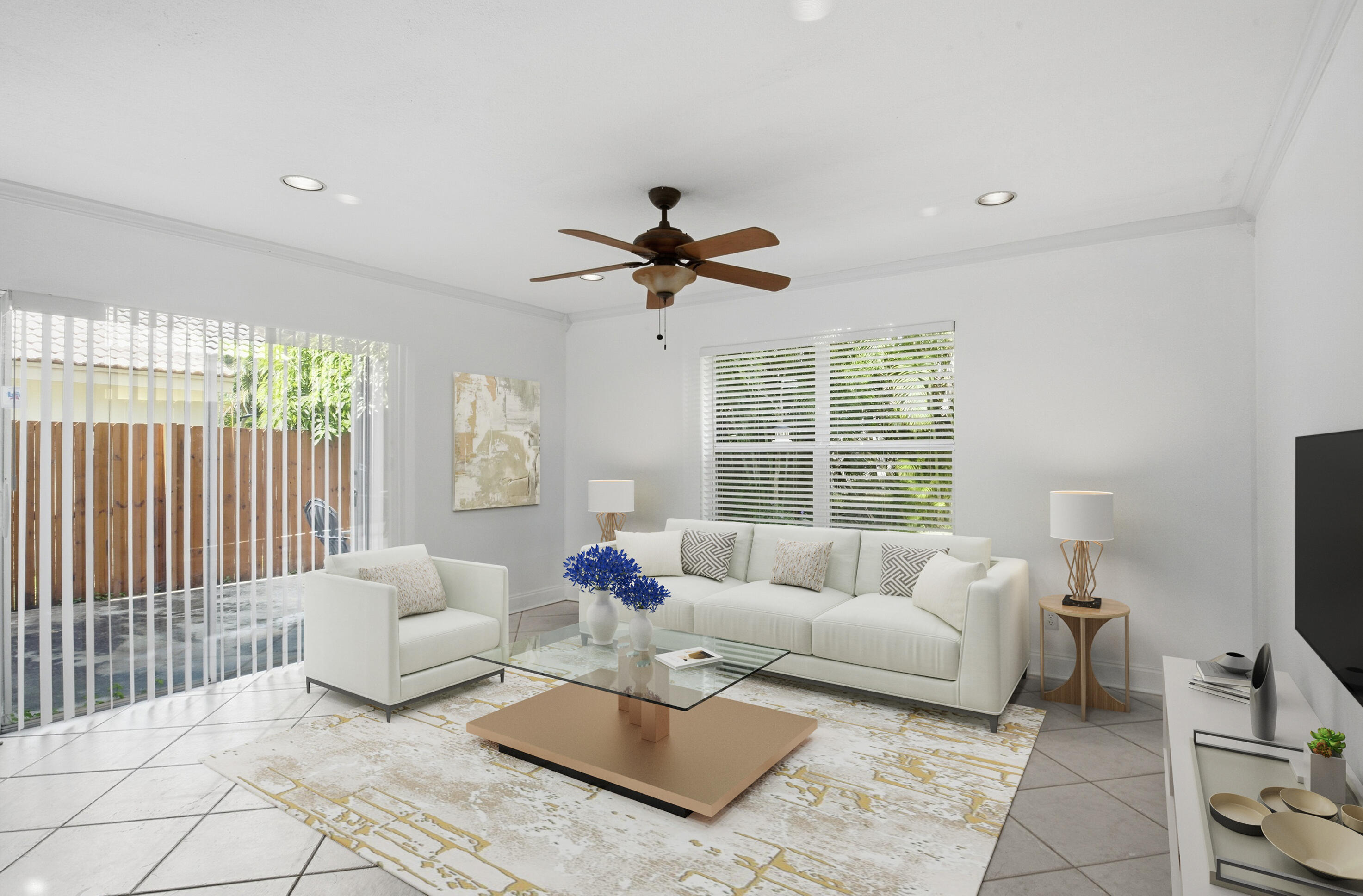 8021 Stirrup Cay Court Boynton Beach, FL 33436 - Photo 10 of 23 a living room with furniture and a large window