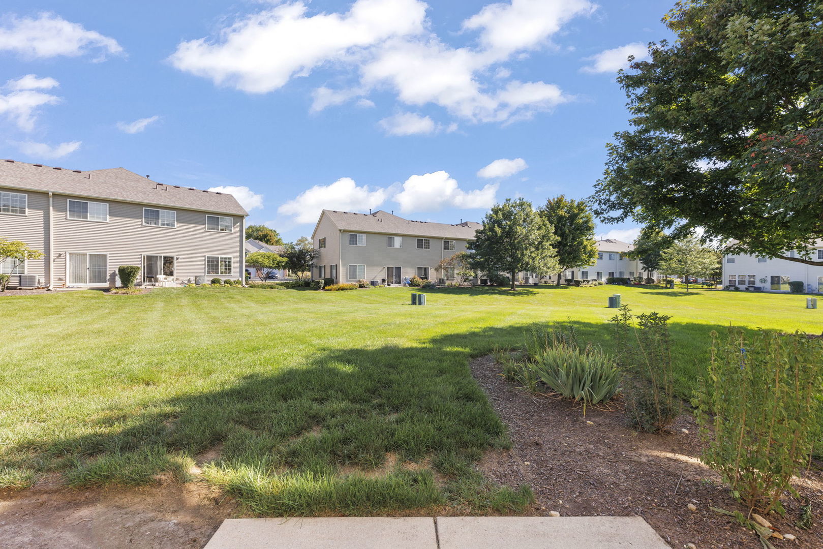 3770 Pope Court Plano, IL 60545 - Photo 24 of 25 a view of a house with a big yard and large trees