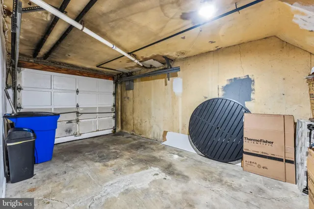 a view of a storage room