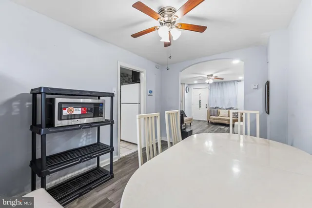 a kitchen with a stove and a microwave