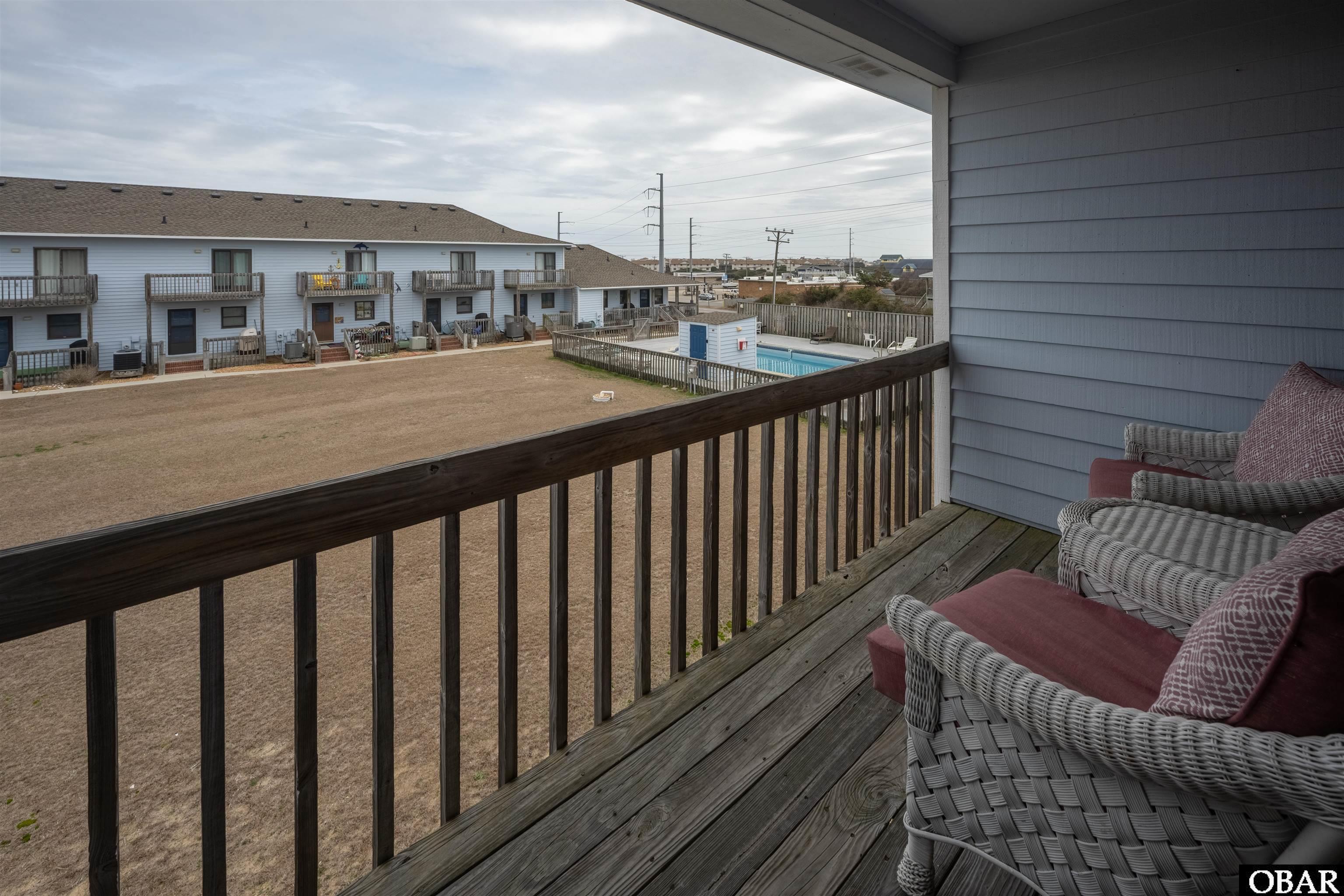 128 West Kitty Hawk Road, Unit B5 Kitty Hawk, NC 27949 - Photo 23 of 36 upstairs back deck