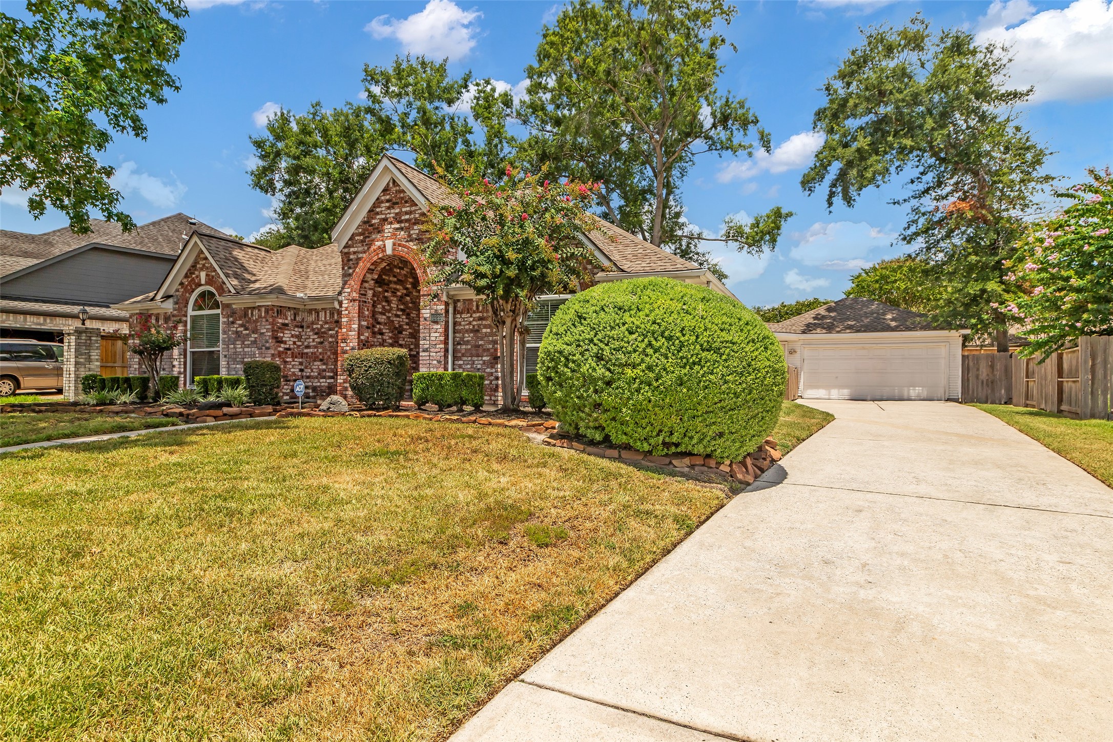 326 North Cypress Estates Circle Spring, TX 77388 - Photo 39 of 39 a view of a large white house with a large tree