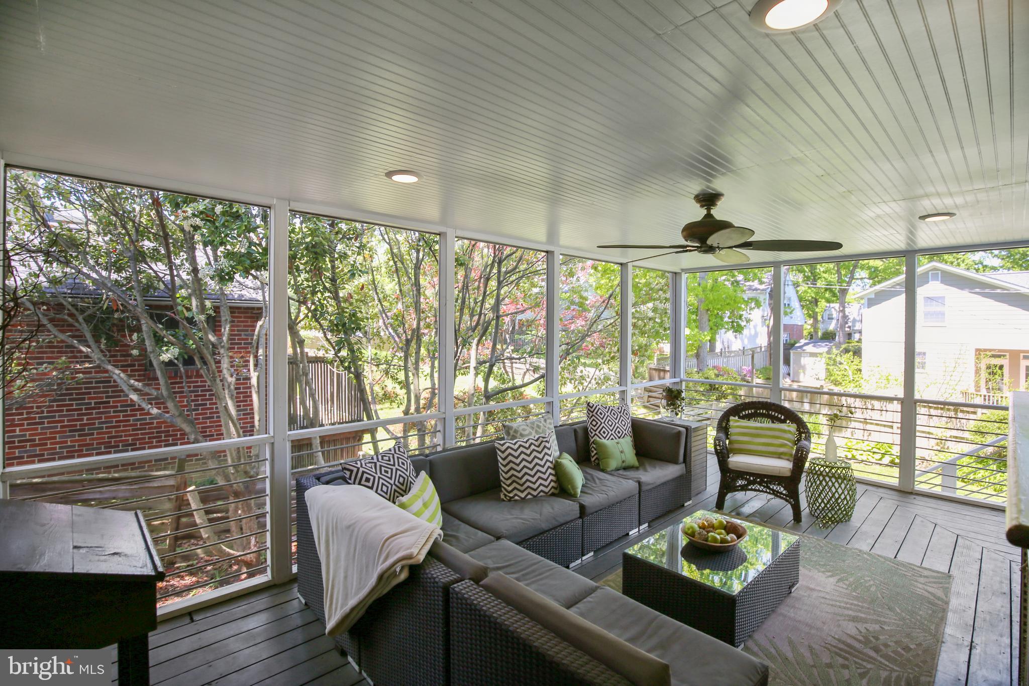 903 Eldon Drive Alexandria, VA 22302 - Photo 29 of 83 Screened Porch