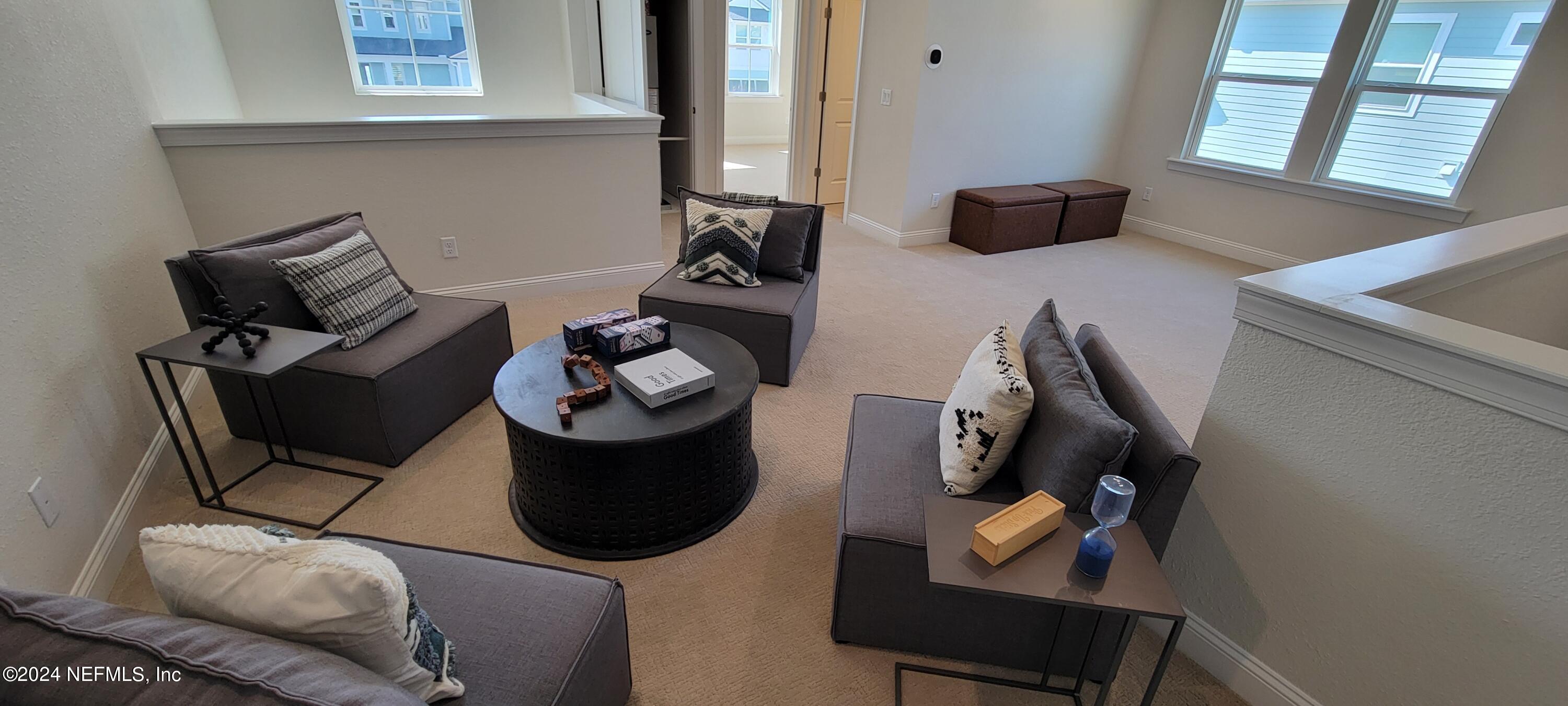 307 Ranch Land Circle St. Johns, FL 32259 - Photo 64 of 95 a living room with furniture and a flat screen tv