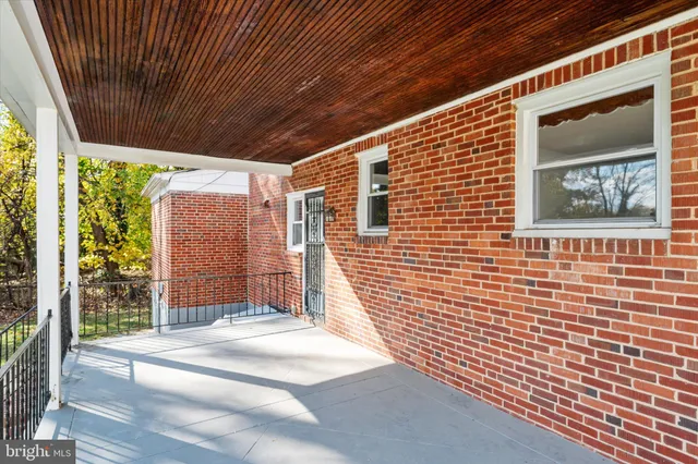 a view of a door of the house