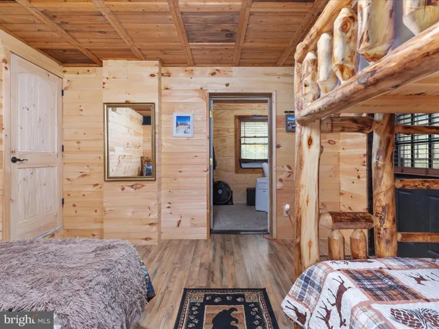 a bathroom with a toilet and shower