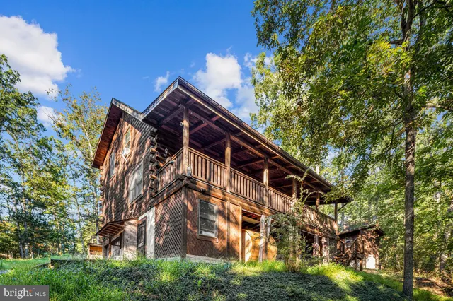 a view of a patio with table and chairs potted plants and large tree