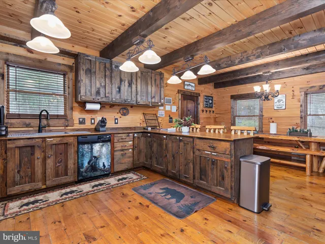 a large room with lots of table and chairs