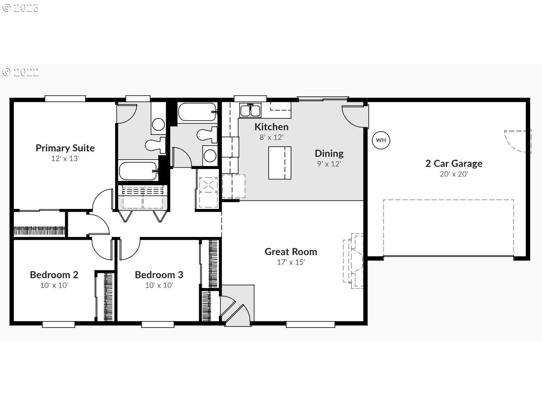 406 18th Street Springfield, OR 97477 - Photo 30 of 30 a picture of a floor plan