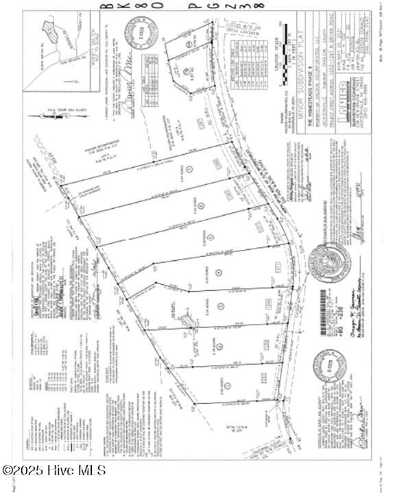 1271 North Bryan Road Jacksonville, NC 28546 - Photo 9 of 17 Recorded plat