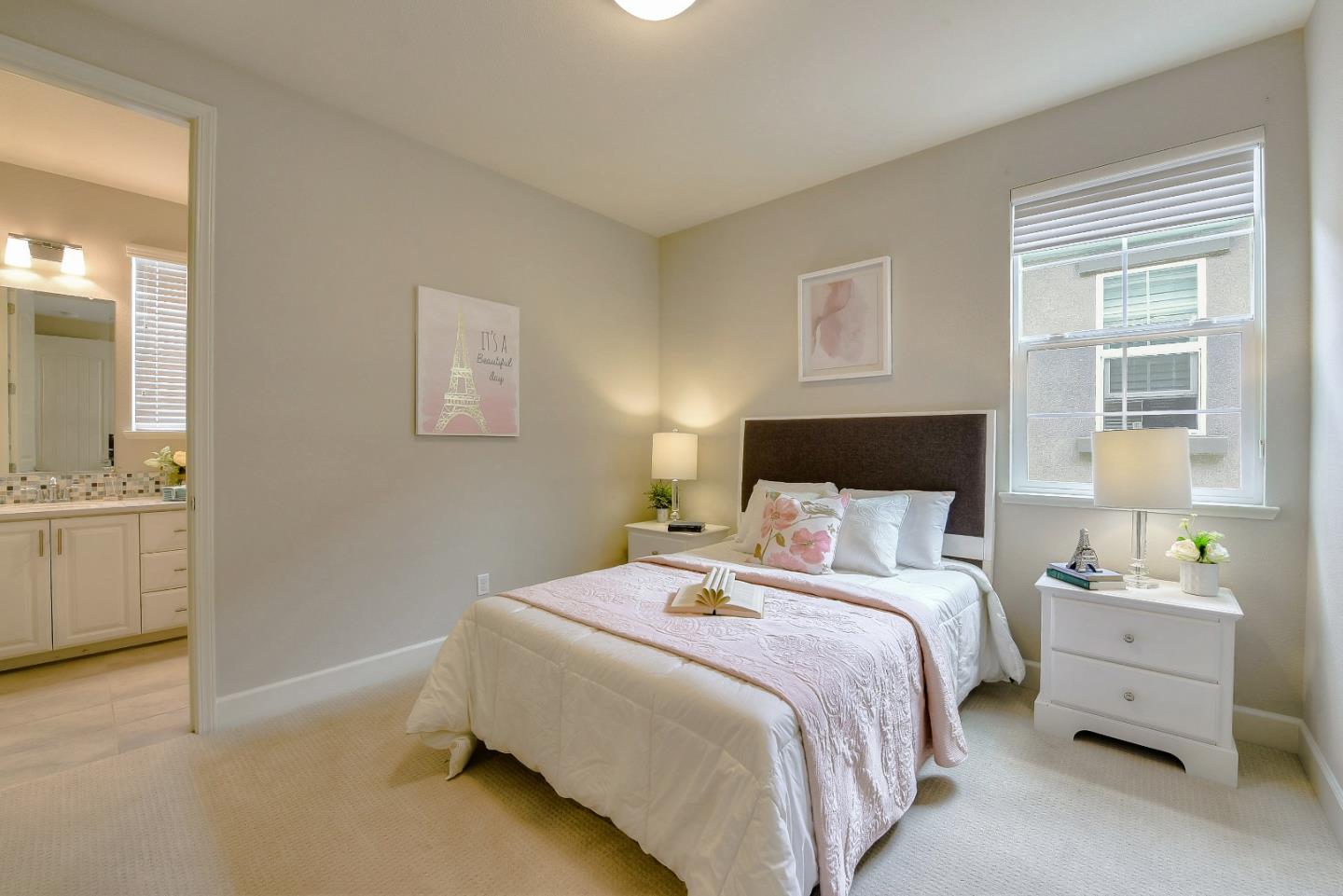 171 Cobblestone Loop Milpitas, CA 95035 - Photo 22 of 41 a bedroom with a bed and a cabinets