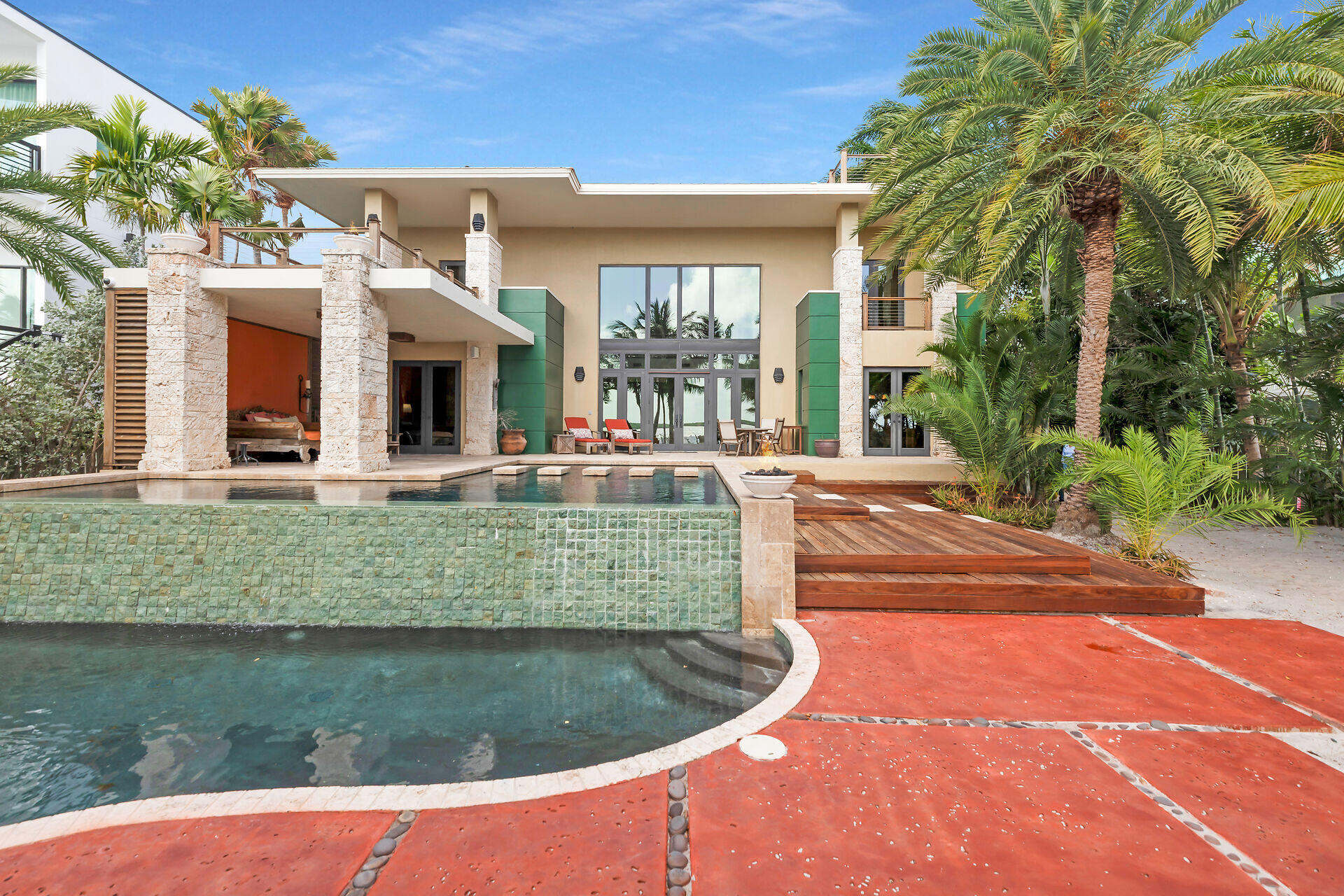 352 Sound Drive Key Largo, FL 33037 - Photo 42 of 61 Two level pool with waterfall