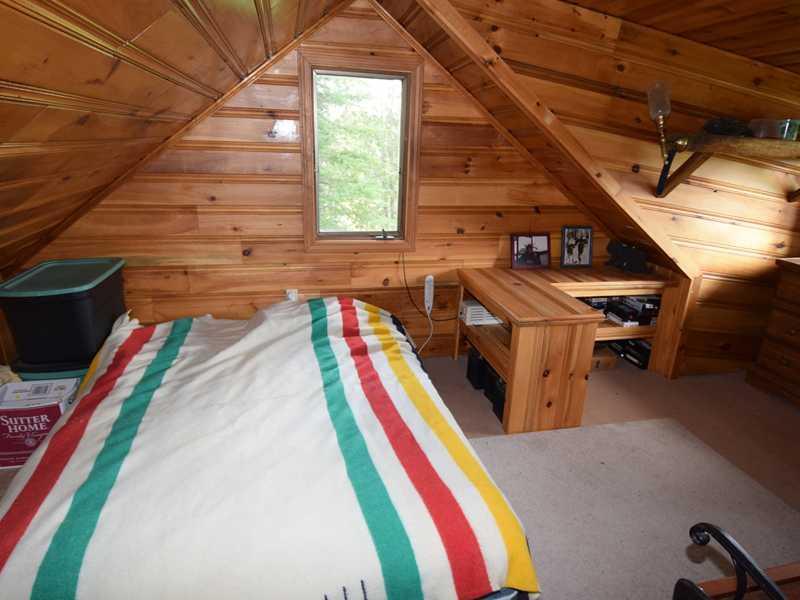 241 Berry Pit Road Hudson, ME 04449 - Photo 11 of 20 Bedroom. The loft area is used for...