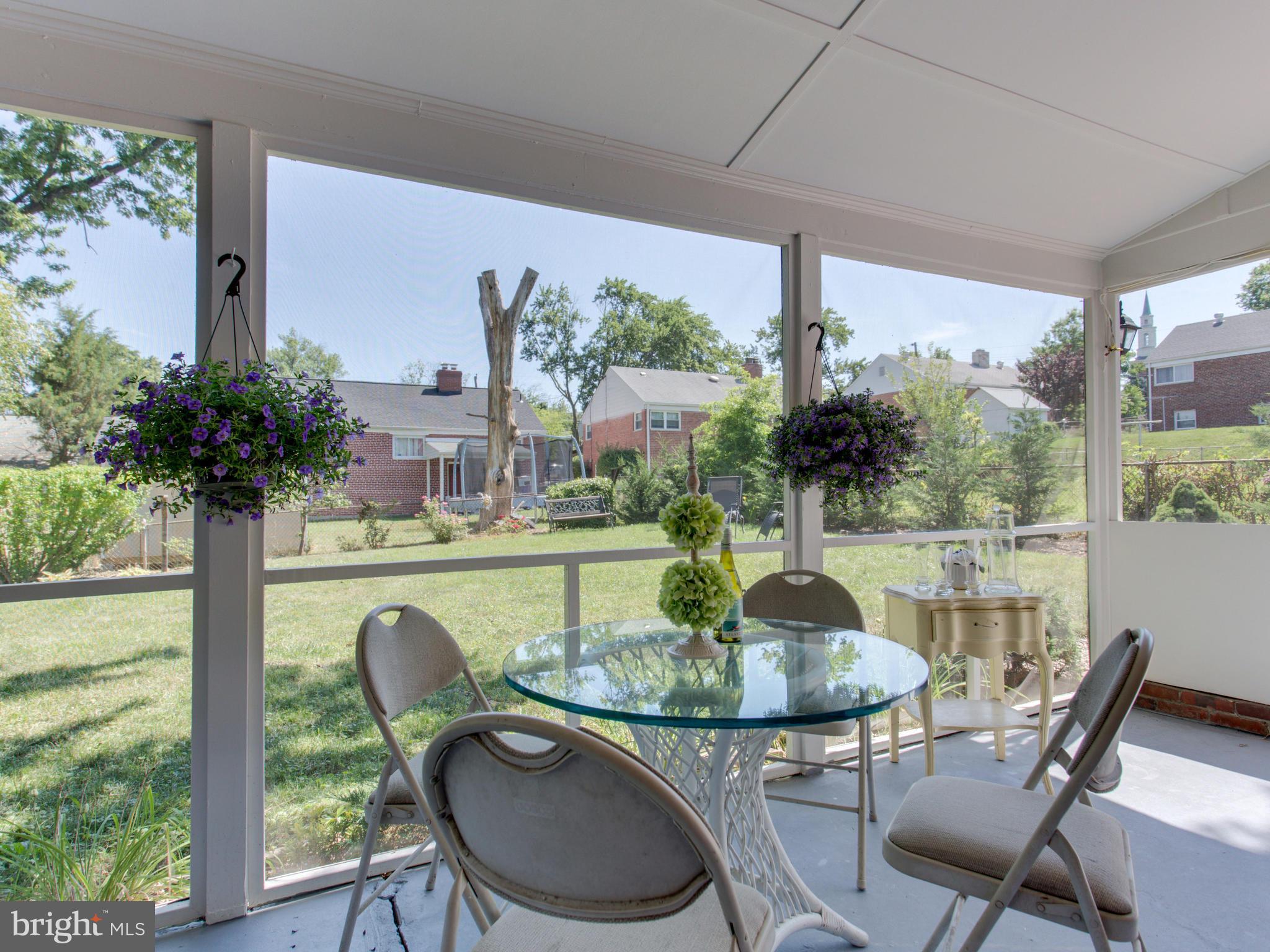 1616 Parham Road Silver Spring, MD 20903 - Photo 10 of 22 Screened in Rear Porch
