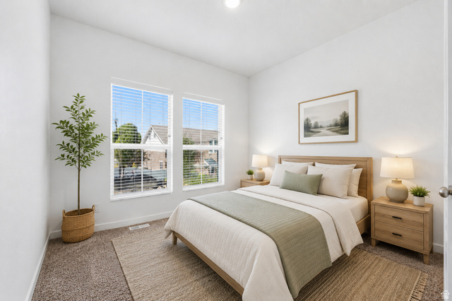 347 West Main Street, Unit 9 Santaquin, UT 84655 - Photo 19 of 28 2nd Floor Bedroom - AI Staged