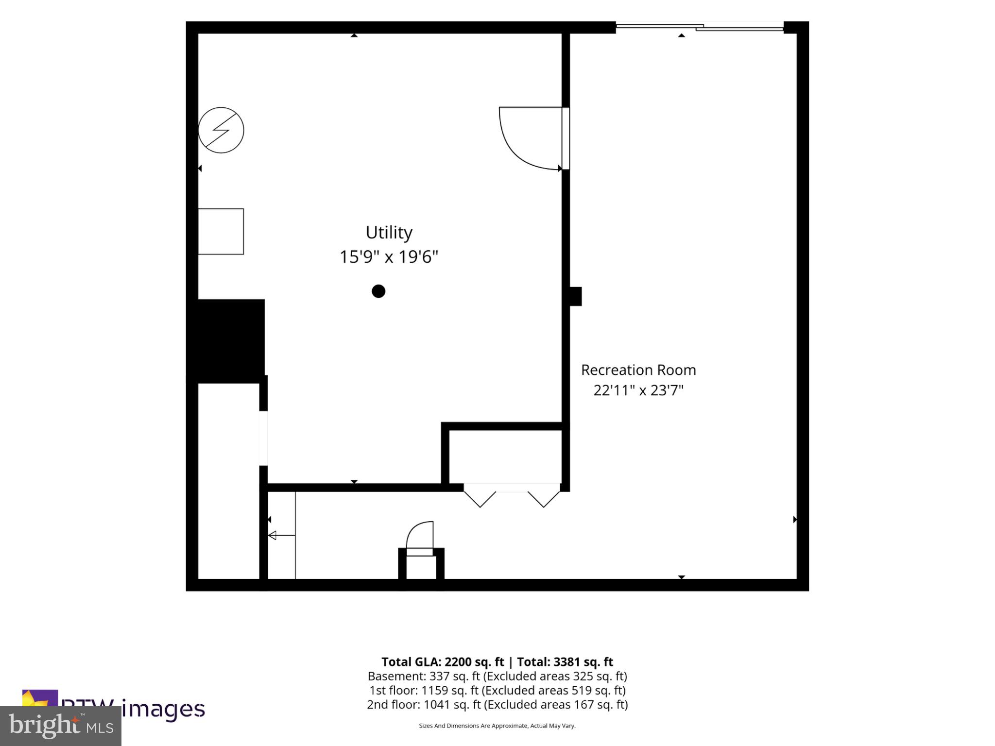 2205 Southgate Square, Unit 2205 Reston, VA 20191 - Photo 38 of 39 All measurements are approximate.