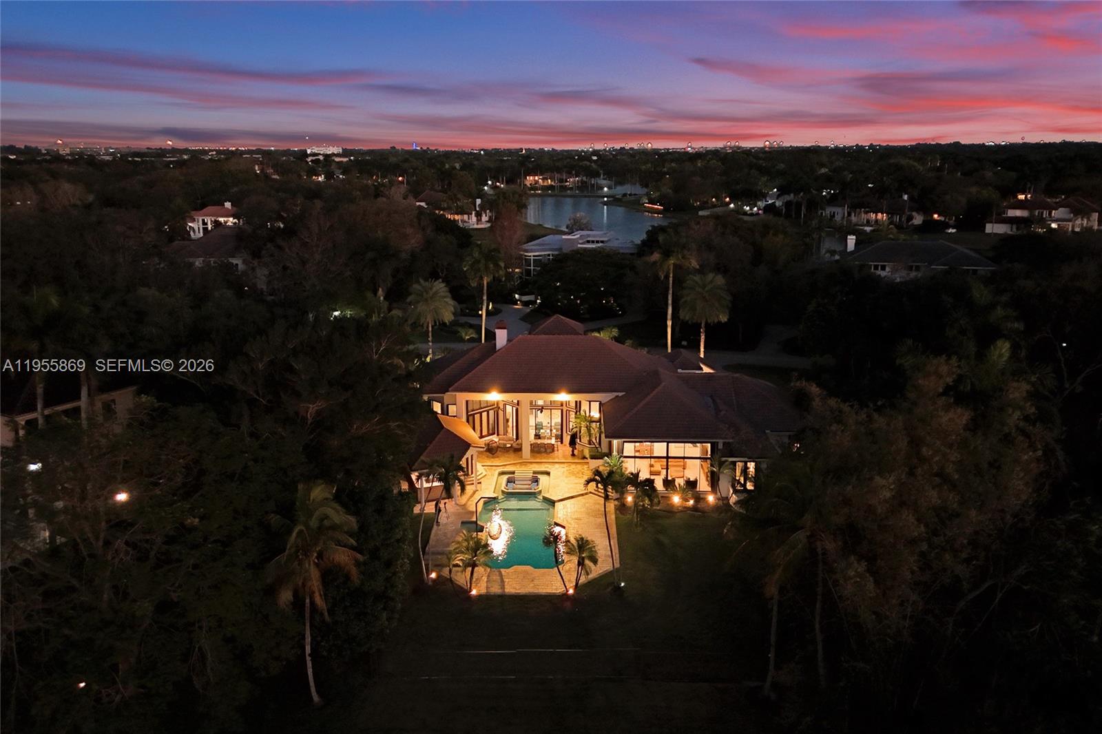 3175 Hunter Road Weston, FL 33331 - Photo 45 of 45 a view of city and a sunset