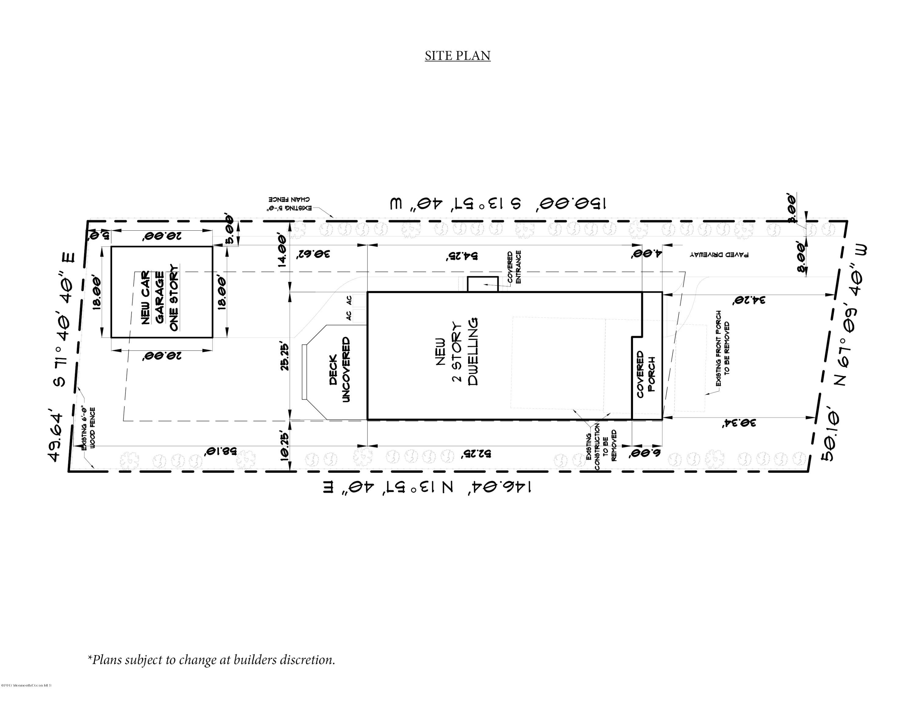 904 Ocean Road Spring Lake Heights, NJ 07762 - Photo 8 of 8 Site Plan