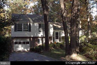 a view of back yard of the house