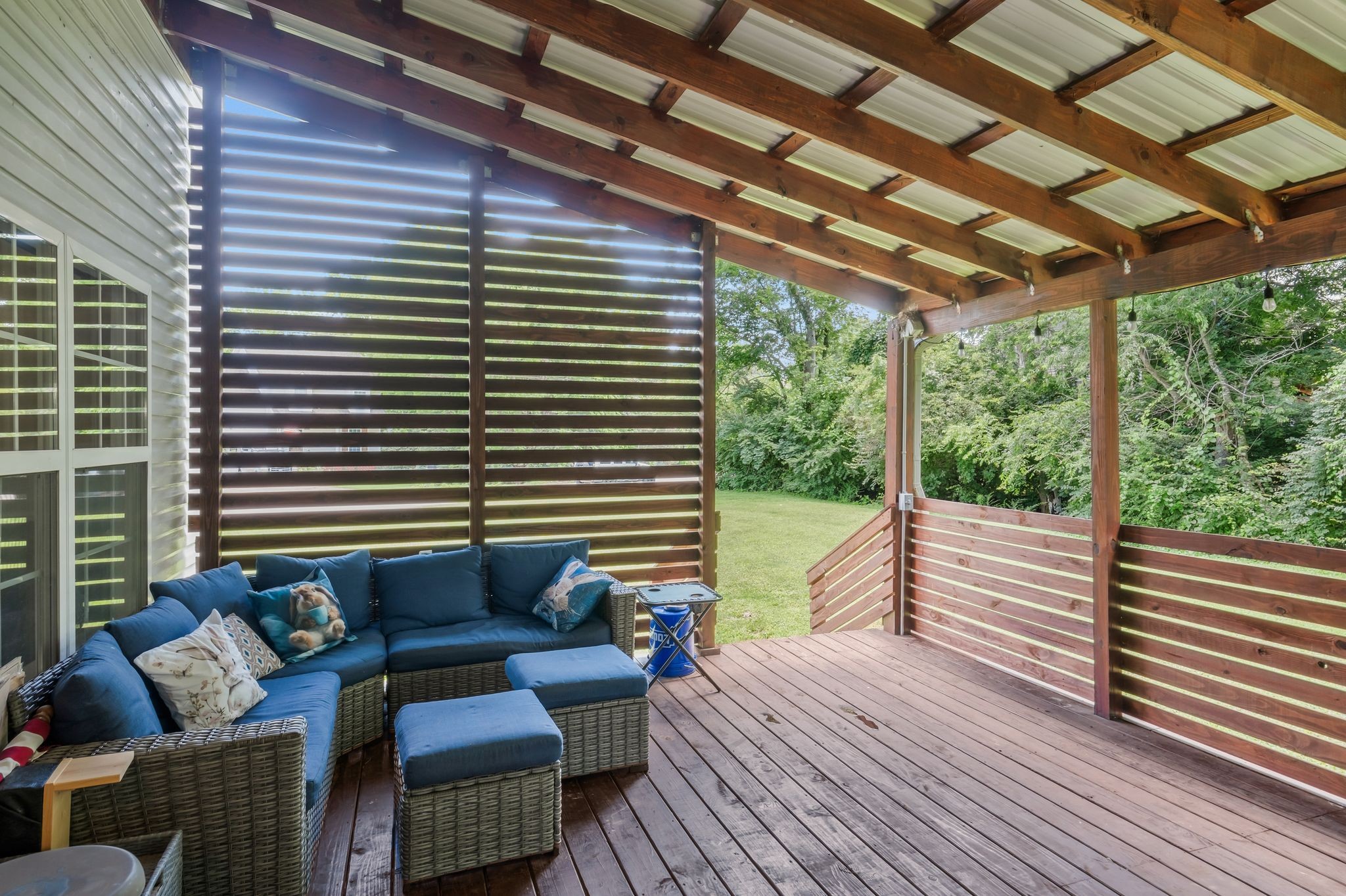 1757 Shane Drive Spring Hill, TN 37174 - Photo 10 of 30 a balcony with furniture and a garden