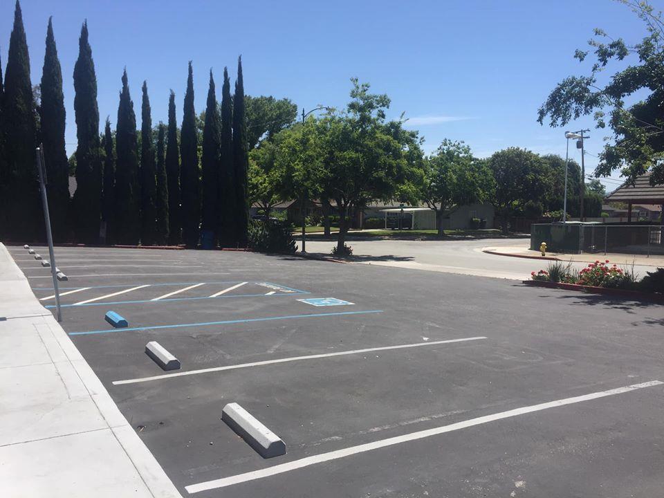2446 Almaden Road San Jose, CA 95125 - Photo 12 of 17 a view of a tennis court with trees in the background