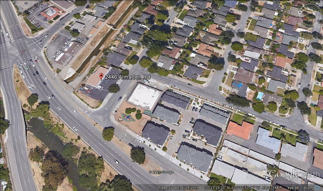2446 Almaden Road San Jose, CA 95125 - Photo 8 of 17 an aerial view of a building