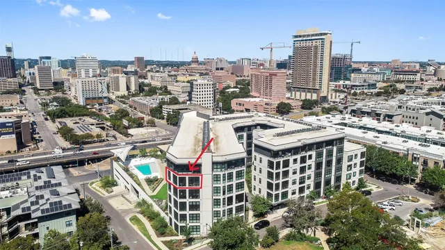a view of swimming pool with outdoor seating