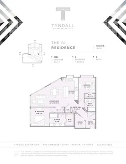 $899,000 | 800 Embassy Drive, Unit 537, Austin, TX 78702