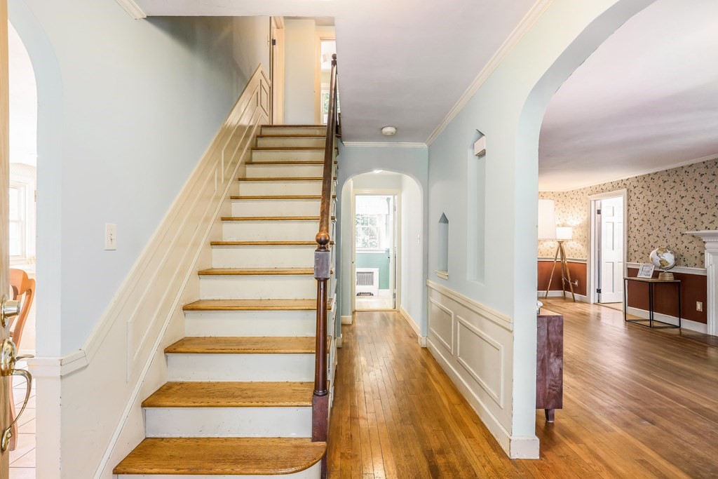 30 St Elmo Road Worcester, MA 01602 - Photo 15 of 42 a view of entryway and hall with wooden floor