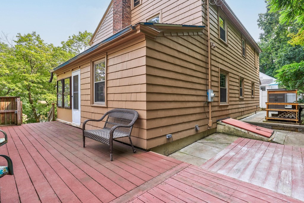 30 St Elmo Road Worcester, MA 01602 - Photo 5 of 42 a backyard of a house with barbeque oven table and chairs