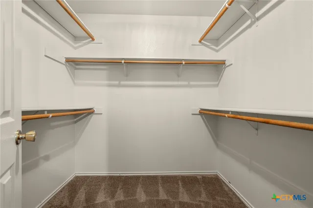 a view of walk in closet